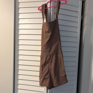 Brown athletic romper NWT